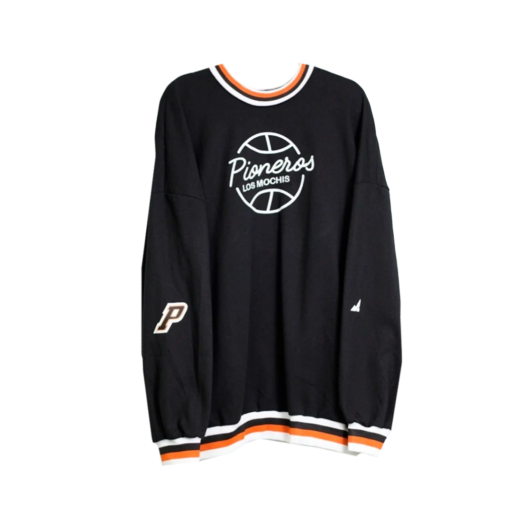 Sweatshirt oversized «college» negro