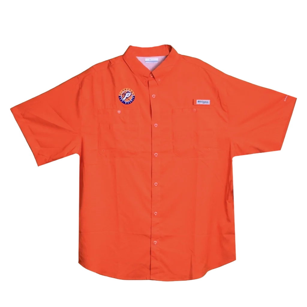 Camisa columbia caballero naranja