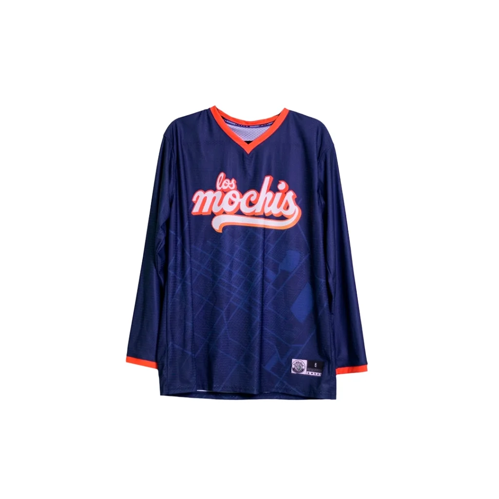 Playera oficial manga larga 2026 kids azul